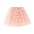 thumbnail image 1 of MIASHUI Jupe de Danse Ballet pour Filles Fête avec Nœud pour Enfants Tout-Petits Tutu Rose, 1-2 Ans, 1 of 5