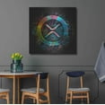 thumbnail image 4 of Luxe Metal Art 'XRP Crypto Giga Coin' by Luxe Portfolio, Metal Wall Art, 36"x36", 4 of 9