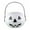 White, variant on Jack O Lantern Bucket Candy Pail Halloween Decoration Classic Pumpkin Design for Children's Trick or Treat