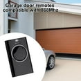 thumbnail image 2 of Garage Door Remote Control 868Mhz, XT2 XT4 Style, 25-50m Range, Black/White, CR2032 Battery Included, 2 of 8