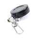 thumbnail image 3 of Yuarrent Hebilla retráctil Pin-tipo Retractor de cordón multifuncional Clip de acero inoxidable Zinger Tackle Suministros de Pescar Negro, 3 of 6