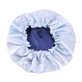 thumbnail image 1 of Hair Bonnet Smooth Button Adjustable Ruffle Edge Lady Hair Hat for Massage, 1 of 10