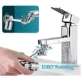 thumbnail image 2 of Rotatable faucet nozzle 1080 degrees rotatable for faucets. Cranes Ae, 2 of 5