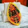 thumbnail image 2 of Kamada Combination of Jholi mala/Gaumukhi/chanting bag and exquisite 108 beads Haldi (Turmeric)mala,Spritual Necklace/rosary for Women and Men, 2 of 5