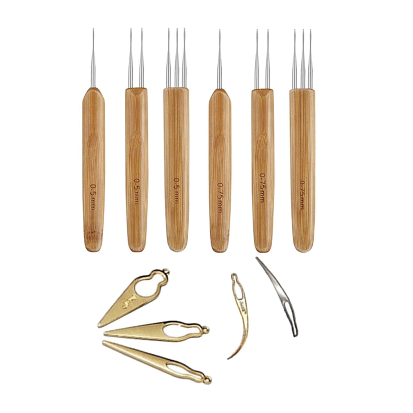Yunhgft Pcs Dreadlock Crochet Hook Tool, Braid Hair Dreadlocks Needle Weaving Crochet