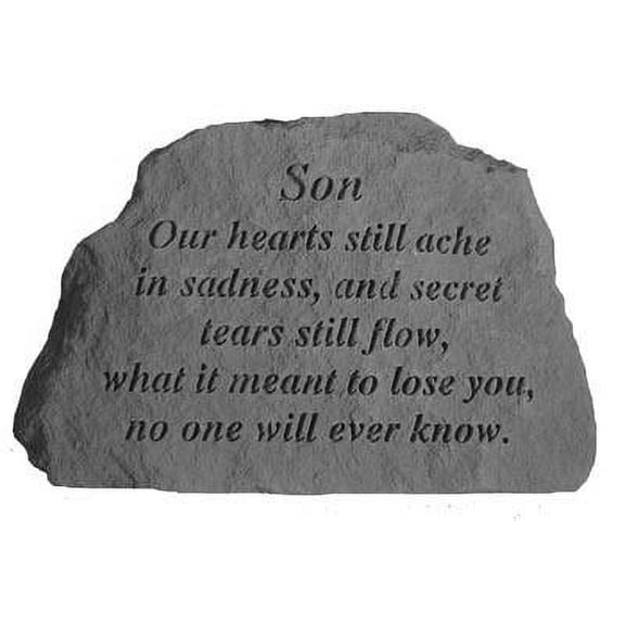 Son - Our Hearts Still... Inspirational Garden Stone