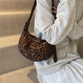 thumbnail image 3 of Women Shoulder Bag Korean Styles Dumplings Bag PU Messengers Bag Leopards Print Crossbody Bag for Autumn Winter, 3 of 20