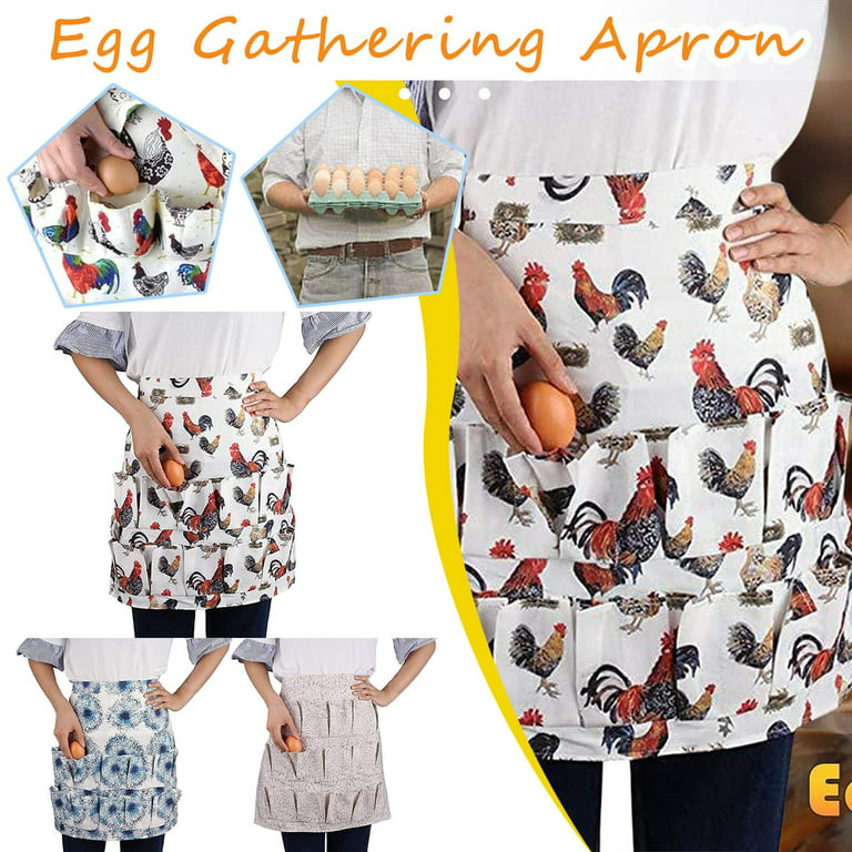 Egg Gathering Apron; Apron; egg collecting basket; eggs holder