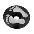 thumbnail image 2 of Bicicleta De Aleación De Aluminio Threadless Stem Headset Top Cap Cover Black Foot Sunnimix Tapa superior para auriculares de bicicleta, 2 of 8