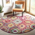 thumbnail image 3 of SAFAVIEH Monaco Noweel Geometric Area Rug, Red/Blue, 6'7" x 6'7" Square, 3 of 10