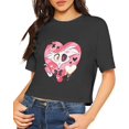thumbnail image 1 of Anime Hazbin_Hotel Merch Shirt Short Sleeve T-Shirt Merch for Youth, 1 of 2