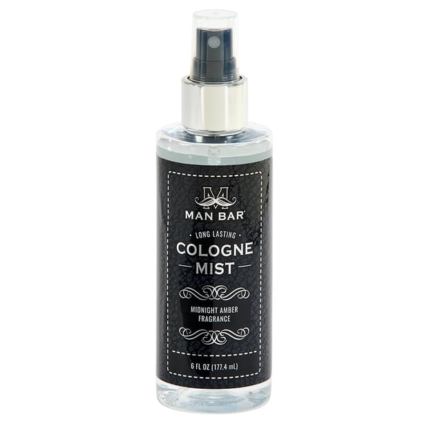 San Francisco Soap Company MAN BAR Colonia Mist Almizcle exótico y sándalo - Larga duración - Creado pensando en el hombre - 6 fl oz
