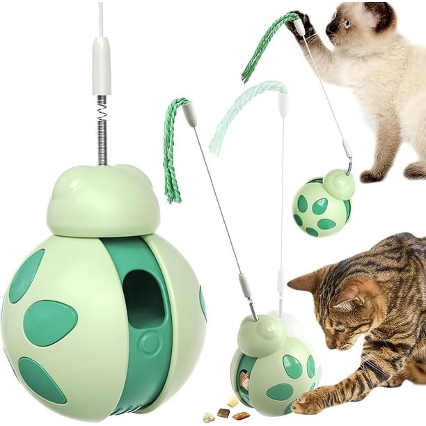 Varita para Entretener Gatos y Juguete para Gatos en Forma de Bote de Nieve que No Se Cae