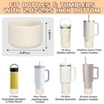 thumbnail image 2 of Bota de silicona para botella Hydro Flask de boca ancha de 32 oz, color crema, 2 of 8