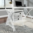 thumbnail image 3 of OSP Home Furnishings Olympic 48" Desk in White Metal, 3 of 10