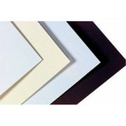 Crescent Acid-Free Mat Board, 20" x 32", 14-Ply Thickness, White/Cream Pebbled, 10pk