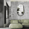 thumbnail image 2 of RACHMADES Irregular Wall Mirror, 33.5"×20.5" Asymmetrical Mirror,  Bathroom Mirror Large Vanity Mirror for Wall Decor Mirror, 2 of 10