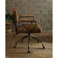 thumbnail image 4 of Bowery Hill Leather Swivel Office Chair in Vintage Whiskey Brown, 4 of 5