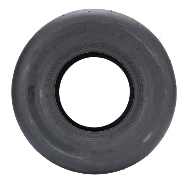 Turf Tire, Smooth Riding 13x6.50-6 Lawn Mower Tubeless Tire Wide Compatibility 4PR Anti Cracking for Turf Maintenance Vehicles Carts Utility Vehicles