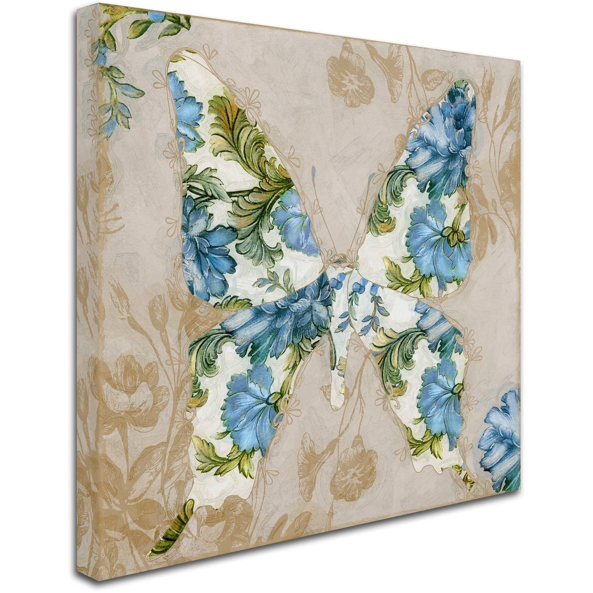 Trademark Fine Art "Winged Tapestry I" Canvas Art by Color Bakery