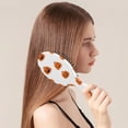 thumbnail image 2 of White Halloween Pumpkins Hair Brush,Girls Detangling Hair Brush,Glide Through Tangles with Ease for Wet & Dry Hair,8.8"X2.8", 2 of 7