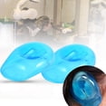 thumbnail image 3 of Granjero Gordo protectores auditivos, 10 piezas de protectores auditivos de silicona azul, tapas reutilizables para teñir el cabello, cubiertas protectoras antiincrustantes, 3 of 4