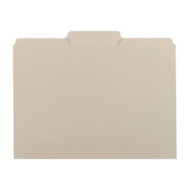 Smead Poche à Dossiers à Onglets, Gris, Lot de 100