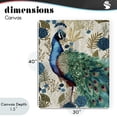 thumbnail image 4 of Stupell Industries Glam Rococo Peacock Pride Canvas Art, 30 x 40, by Kim Allen, 4 of 8