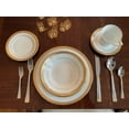 thumbnail image 2 of Noritake Crestwood Gold 50 piece Dinnerware set, service for 8, 2 of 5