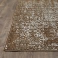 thumbnail image 4 of Loomaknoti Aysal Armilli 6' x 9' Brown Distressed Indoor Area Rug, 4 of 9
