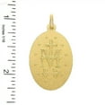 thumbnail image 3 of 18K Solid Yellow Gold Large Miraculous Medal, 3 of 5