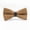 Camel, variant on Men Wool Faux Leather Bow Tie Wedding Party Groom Suit Tuxedo Shirt Bowtie