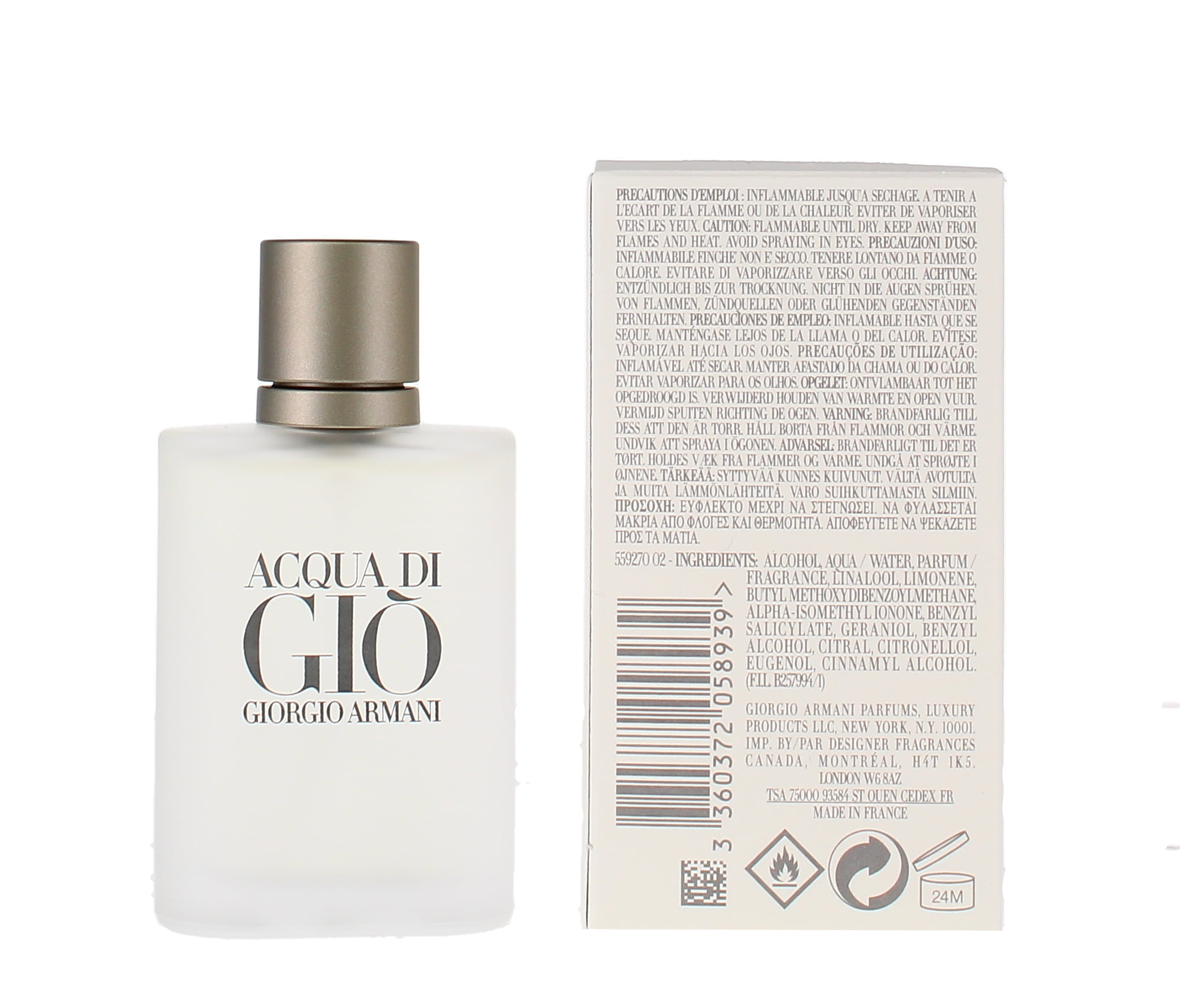 Free Shipping! Giorgio Armani Acqua Di Gio Eau De Toilette Mens