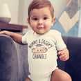 thumbnail image 4 of Mommy and Daddy's Little Cannoli Baby Bodysuit One Piece 18 mo Navy Blue, 4 of 4