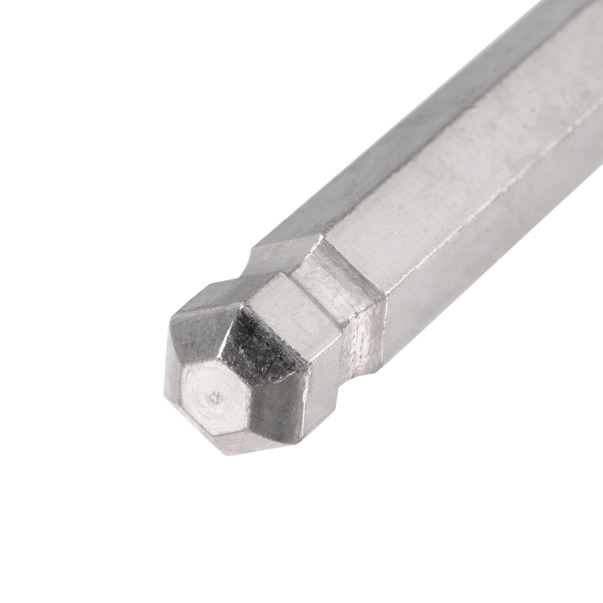 Unique Bargains Ball End Hex Key Wrench L Shaped Long Arm CR-V Silver 3/8"