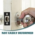 thumbnail image 3 of UPOUART Deadbolt Strike Plate Black Stainless Steel Multi 1Set for Enhanced Security in Homes, 3 of 8