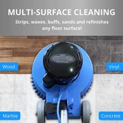 Prolux Core 15 in. Loaded Commercial Light Hand-Driven Floor Buffer Scrubber