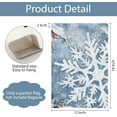 thumbnail image 6 of Snowflake Winter Garden Flag 12.5x18 Double Sided Vertical, Burlap Winter Snow Seasonal Welcome Yard Outdoor Flag, 6 of 6