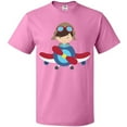 thumbnail image 3 of Inktastic Pilot Boy, Boy With Brown Hair, Boy In Airplane T-Shirt, 3 of 5