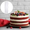 thumbnail image 4 of Injueey 2 Pieces Cake Scraper Transparent Cream Tools Icing Home Decorating Baking Butter Making Kitchen Cakes Scrapers Smoother Type2 NO2, 4 of 6