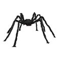 thumbnail image 2 of Decoración de araña de Halloween, grande, reutilizable, negra, con ojos rojos, araña aterradora para decoración de césped interior y exterior, ventana 200cm Macarena Araña de Halloween, 2 of 8