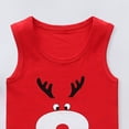 thumbnail image 4 of CAICJ98 Unisex Newborn Baby Boy Girl Summer Clothes Sleeveless Bubble Romper Jumpsuit Overall Shorts Infant Clothing Baby Boys Clothes (Red,0-3 Months), 4 of 4