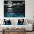 thumbnail image 4 of Design Art - Romantic Full Moon Over Sea, 4 of 5