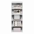 thumbnail image 4 of Furinno Basic 5-Tier Open Shelf Bookcase, Bookshelf, Storage Organizer, 11 x 17 x 44, White, 4 of 4