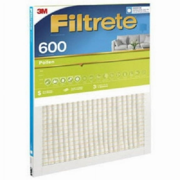 3M 9880DC-4 Filtrete 600 Green 12" x 12" x 1" MPR 600 3 Month Disposable Furnace Air Filter - Quantity of 4