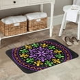 thumbnail image 5 of Kdxio Mardi Gras5,16" x 24", Non-Slip Front Door Mats,Outdoor Welcome Mat Washable, 5 of 9