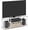 White/White, variant on No Tools 3D -Tier Entertainment TV Stand up to TV, Round Tubes.