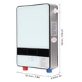 thumbnail image 2 of Calentador de agua eléctrico sin tanque ANGGREK 4500 W 110 V pantalla LCD HD, 2 of 5