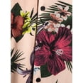 thumbnail image 3 of No Boundaries Men's Short Sleeve Tropical Resort Shirt, 3 of 4