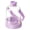 Purple, variant on Transparent Water Bottle Ice Maker with Ice Tray,2 in 1 Ice Cube Water Bottle with Handle for Travel Gym Camping Home Office,Green Kilougeis